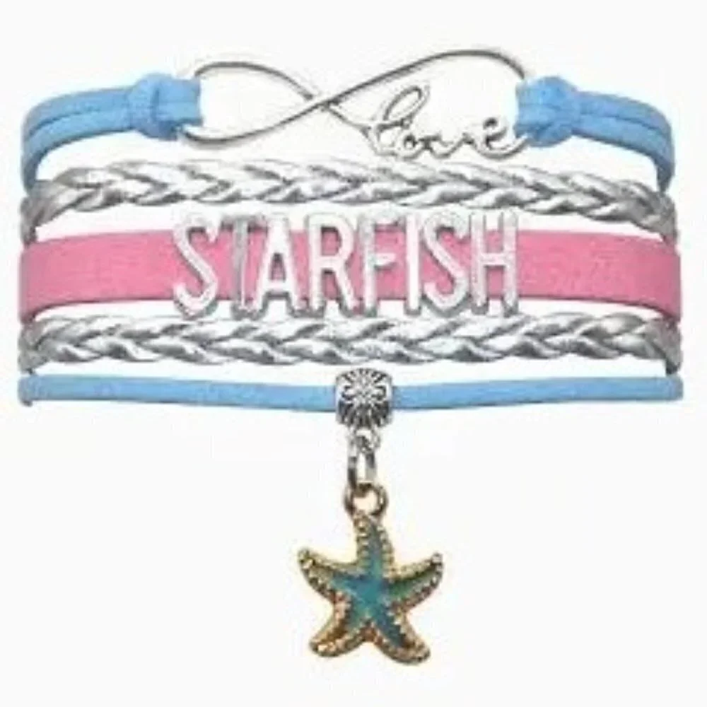 LOVE STARFISH INFINITY BRACELET
